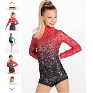 Weissman “Lost It To Trying” Costume Sequin Ombre One-Piece Costume